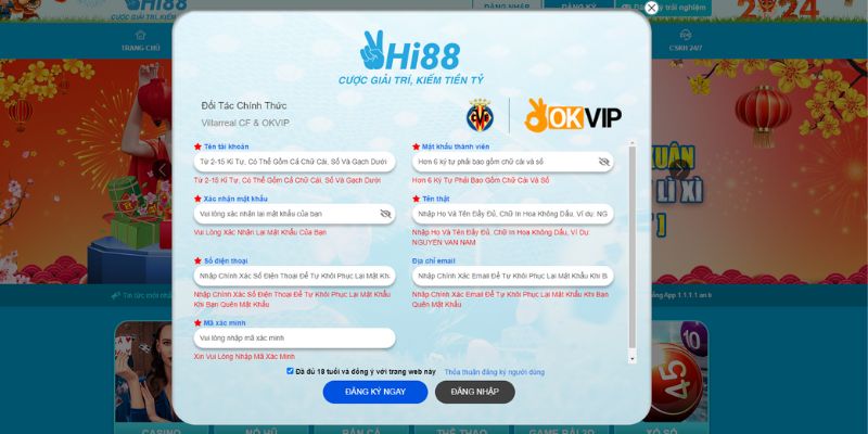 Hướng dẫn cách tham gia khuyến mãi Hi88
